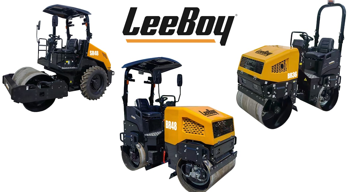 Distinctive: LeeBoy Relaunches Compaction Line With 3 New Rollers