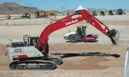 # TrimbleDimensions Link-Belt Talks on the Autonomous 220 X4S Excavator