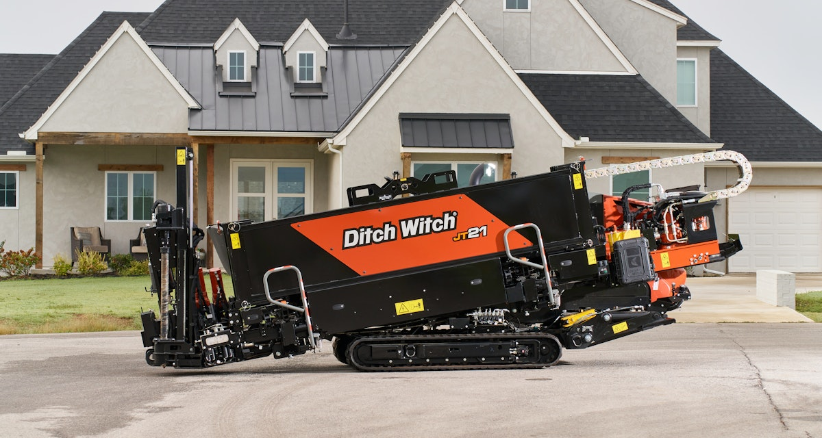 Ditch Witch Unveils JT21 Horizontal Directional Drill From: Ditch Witch