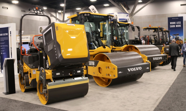 Volvo CE debuts a crusher, a loader, and an upcoming electronic model from Volvo Construction Equipment.