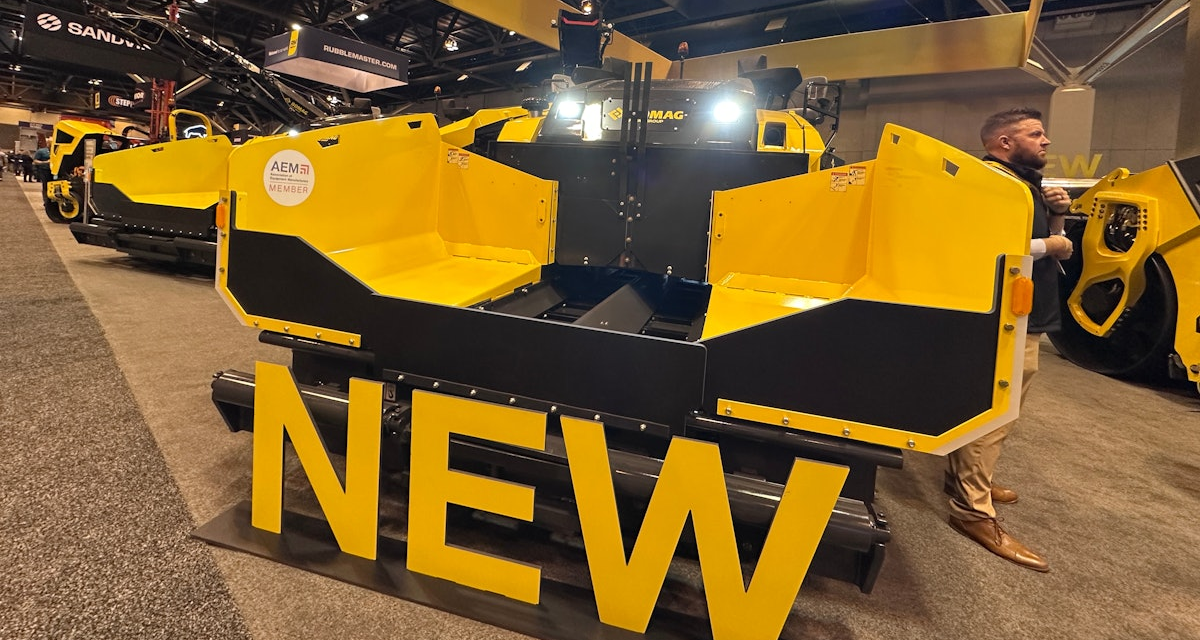 BOMAG Updates Flagship Freeway-Class Pavers
