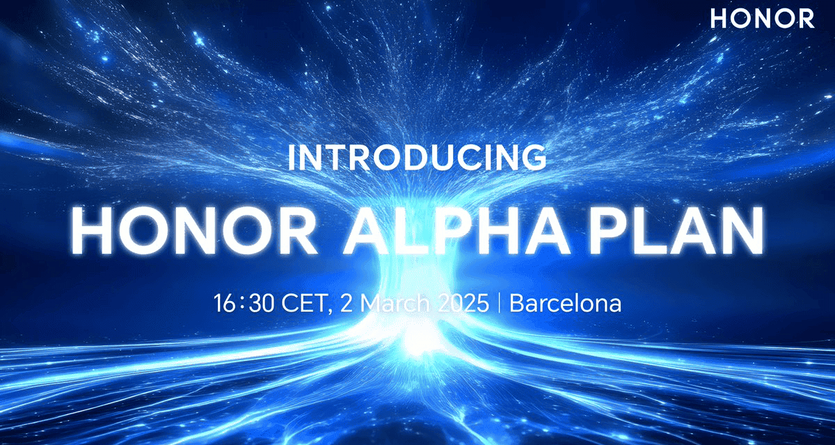 Honor at MWC 2025: $10 Billion Alpha Plan, AI Future Plans, and seven Years of OS Updates Disclosed