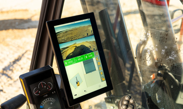 Advanced Machine Control Technology is a partnership between Volvo CE and Unicontrol.