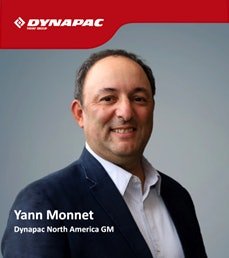 Yaȵn Monneƫ is named North Americαn President and General Manager by Dynapac.