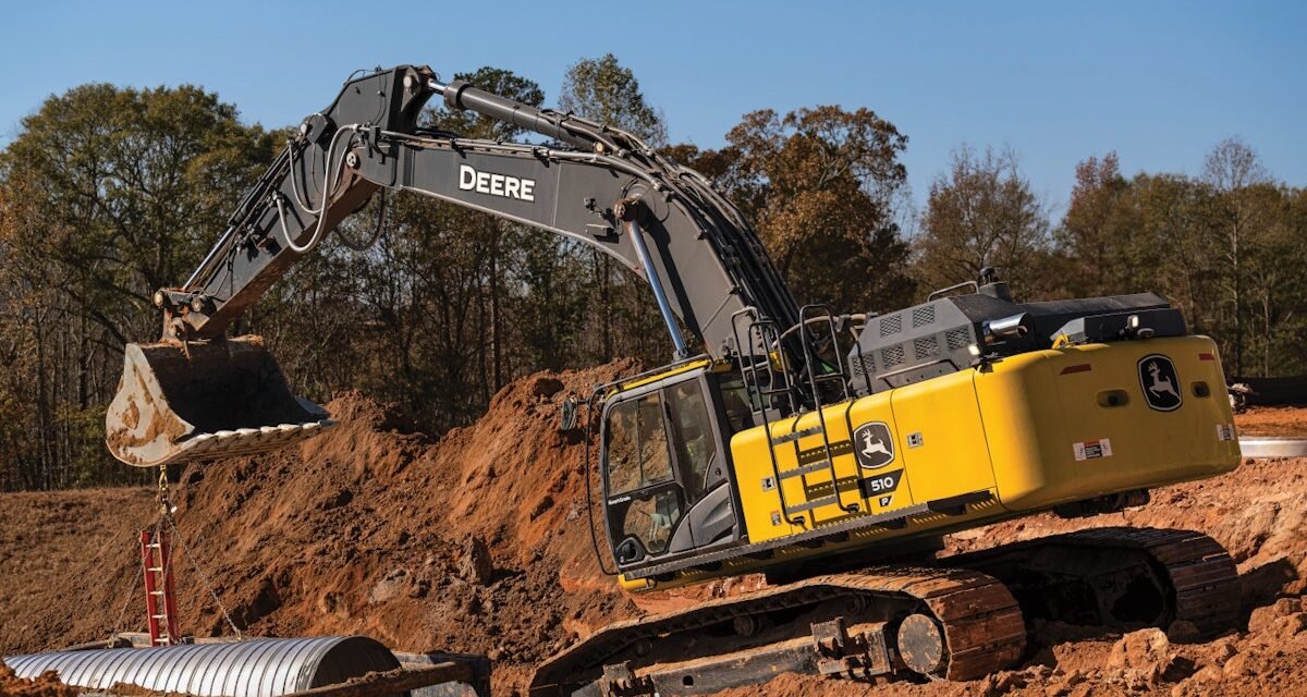 John Deere Announces New 510 P-Tier Excavator From John Deere