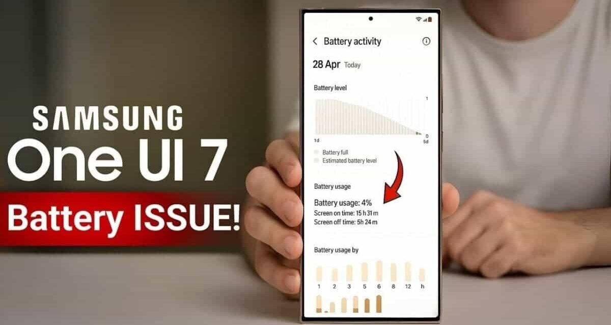 One UI 7 Is Killing Your Battery — Right here’s 8 Official Samsung Fixes