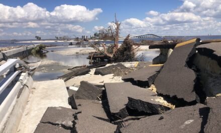 Repairs from Hurricane Ian on Sanibel Causeway Full