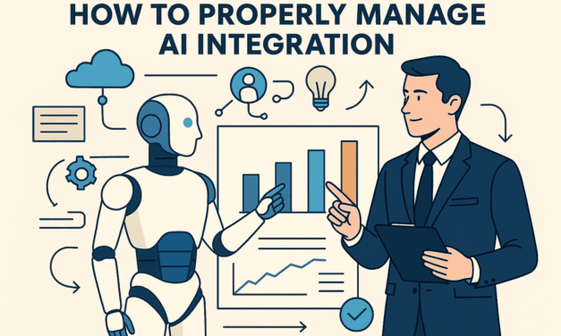 Methods to correctly handle AI integration as a enterprise proprietor