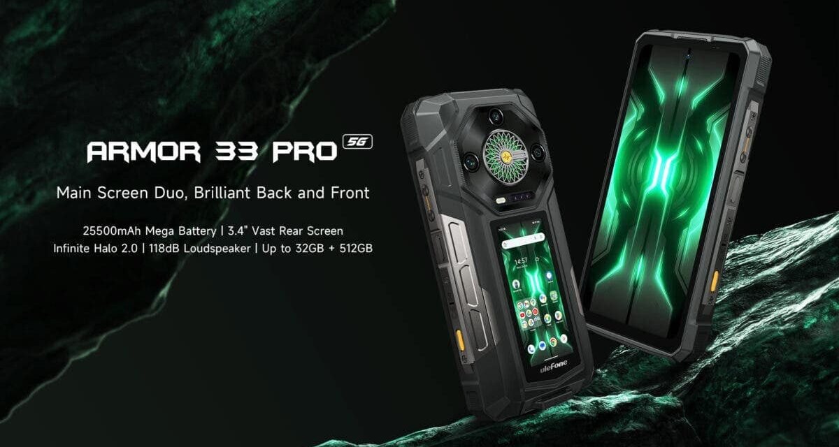 Explore Dual Screen Phones with 3. 4 inches of Rear Screen for the Ulefon Armor 33 Pro