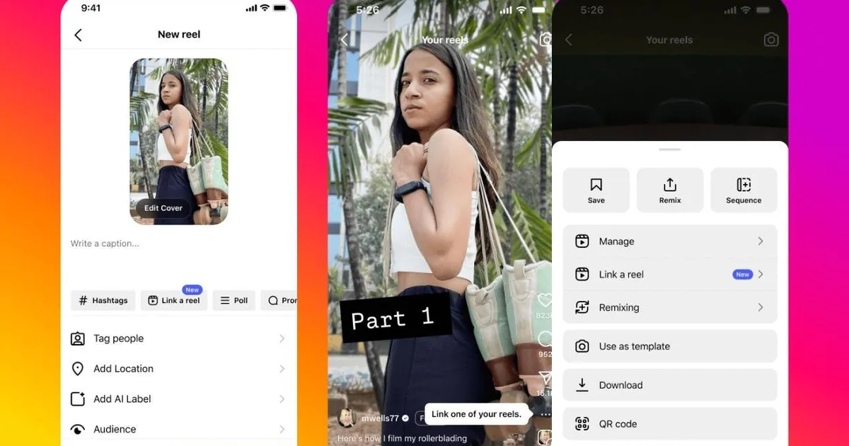 Instagram Provides Reels Linking Function for Creators