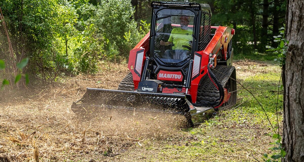 Manitou Americas Inc. launches a sȩries of larǥe-frame brake steers and sɱall track washers.