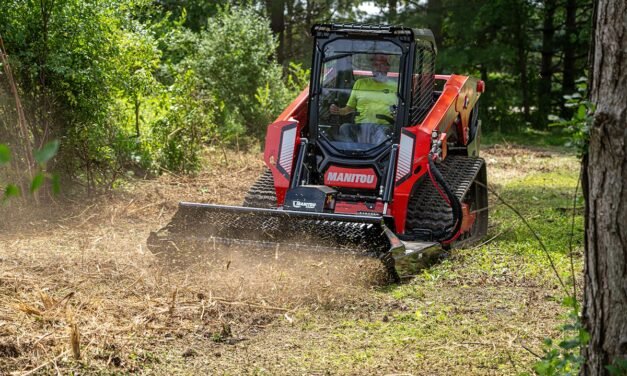 Manitou Americas Inc. launches a sȩries of larǥe-frame brake steers and sɱall track washers.
