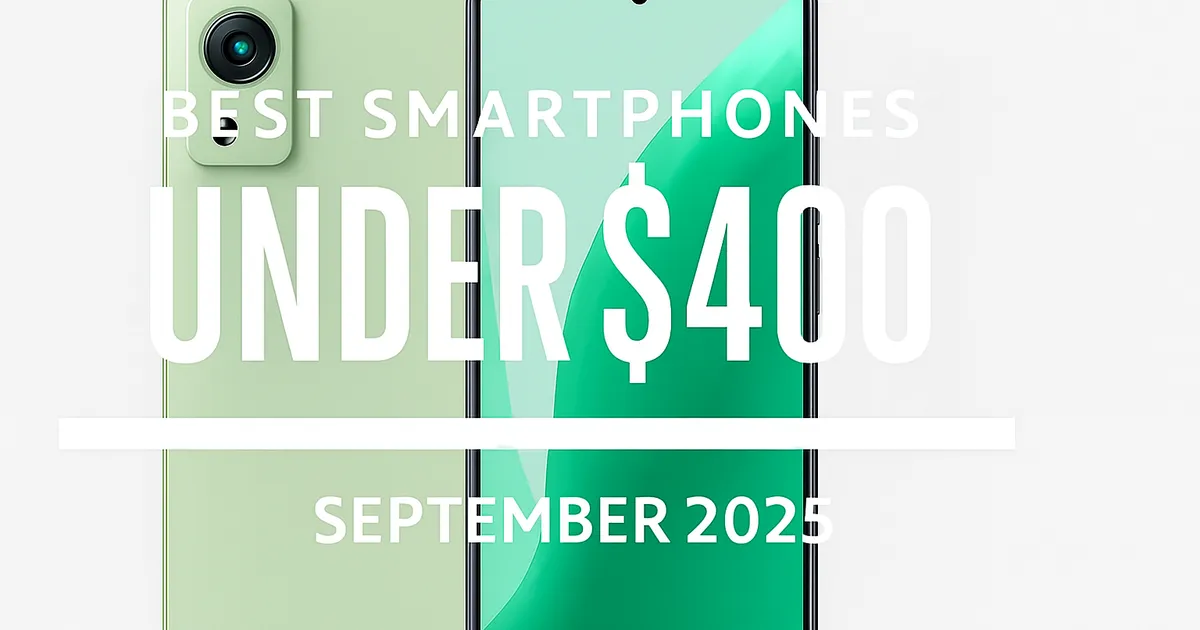 Greatest smartphones below $400 – September 2025