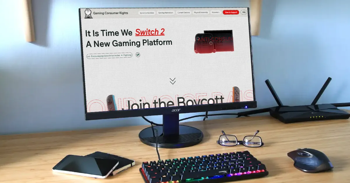 With new site, the ban Nintendo campaign expands.
