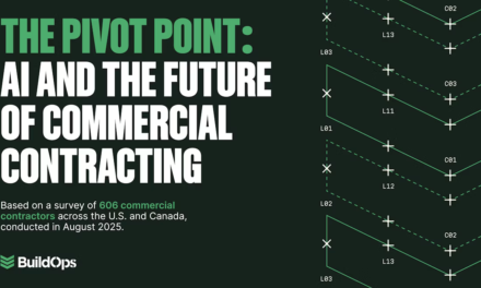 BuildingOps Report: Commercial Contracting’s Turning Point Approaches a New Level with AI Adoption