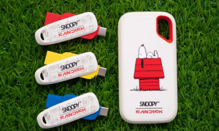 For its 75th celebration, SanDisk produces Snoopy-themed inspires.