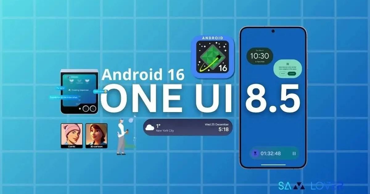 The One UI 8. 5 Clock application from Samsung leaks information about a significant physical change.
