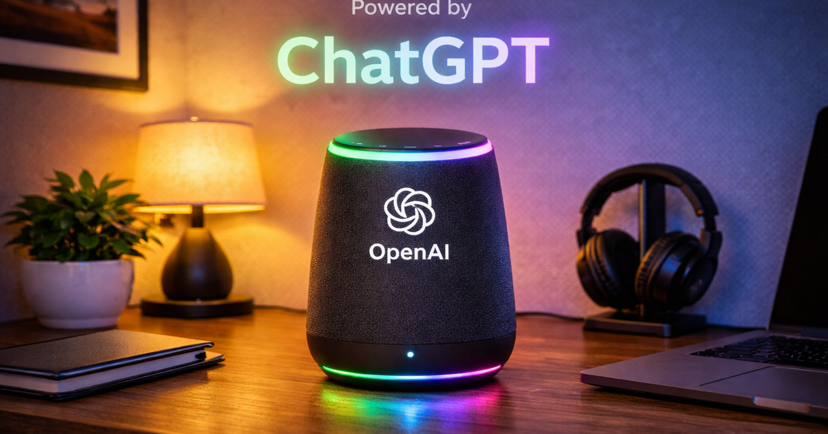 Immediately to get introduced by OpenAI is the ChatGPT Smart Speaker with Camera.