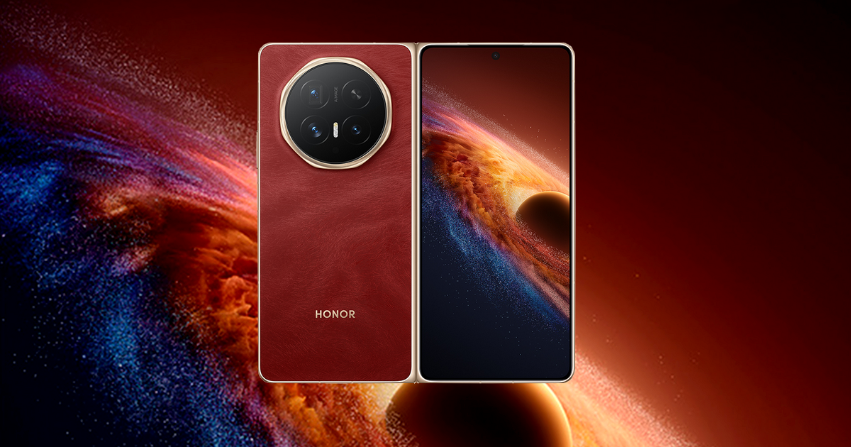 Honor Magic V6 Remastered in Gorgeous Red