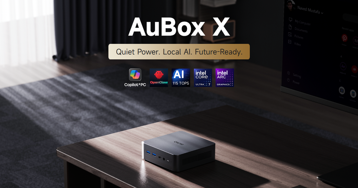 CHUWI AuBox X Packs 115 TOPS AI Energy Right into a Tiny 0.67L Mini PC