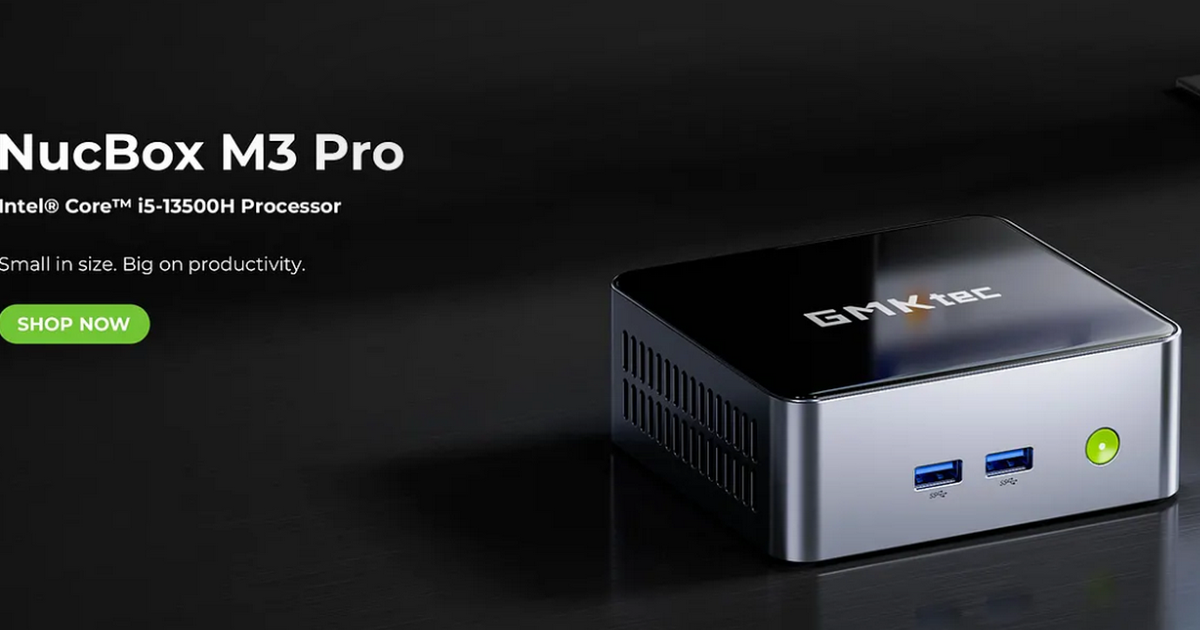 For Job and Entertainment, GKtec introduces a small, mini-PC with an Intel Core i5-13500H.