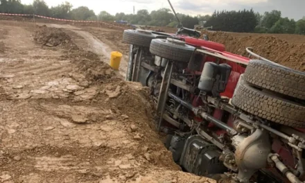 Driver injured by dropping tip is fined at HS2 Tunnel JV for 400k.