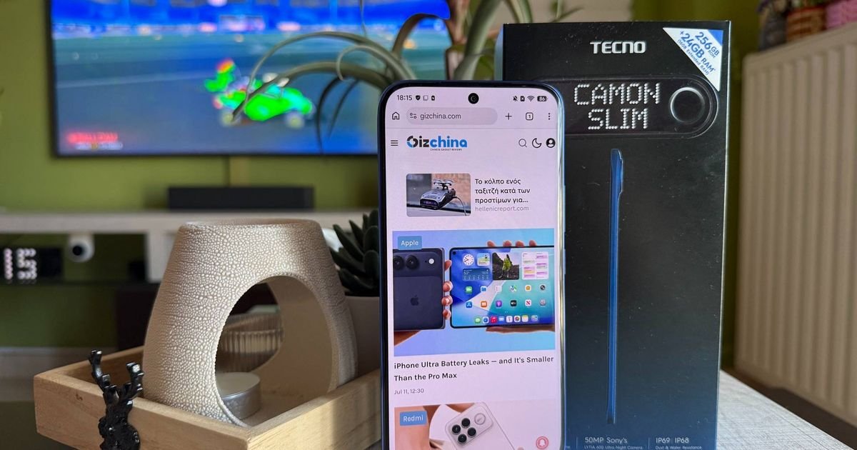 Big Battery, Tiny Frame: Trying the Limitations of the Camon Slim