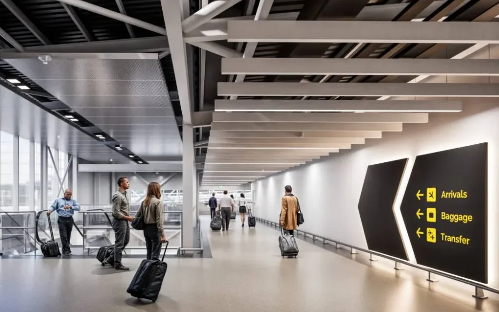 Stansted Airport Skylink initiative is landmarked by Farrans.
